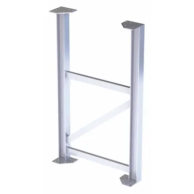 TRI-ARC Platform Support Leg: 4.5 ft Overall Ht, 30 in Overall Wd - Platform Support Legs