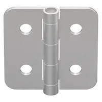 This full surface-mount butt hinge features a 2-inch leaf width and is constructed from bronze. It is used for mounting doors or panels on industrial frames, enclosures, and modular structures