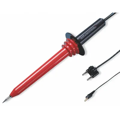 FLUKE Test Probe: CAT I 40000V, Std Probe, 14 in Lg, Black/Red - Test Probes
