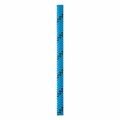 Static kernmantle rope with 7/16 in diameter and 675 lb working load limit. Constructed of blue nylon for shock-absorbing applications in rigging, climbing, and load positioning tasks.