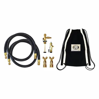 JB INDUSTRIES Rapid Evacuation Kit, 3/8 in SAE Female, 4 ft, VL-200 - Rapid Evacuation Kits