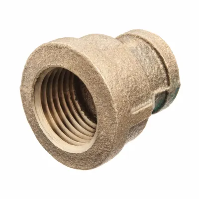 OEM APPROVED VENDOR 3 in x 1 in Class 125 Brass Coupling, 200 psi - Threaded Low-Pressure Pipe Fittings for Potable Water