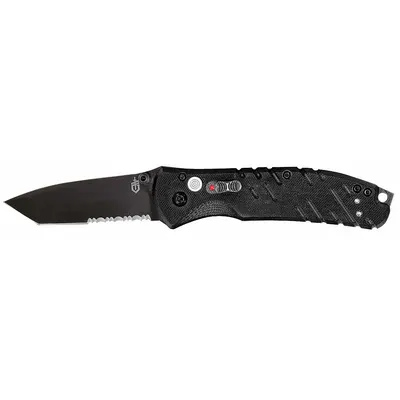 GERBER Tactical Folding Knife: 3 1/2 in Blade Lg, 5 in Closed Lg, 8 1/2 in Overall Lg - Assisted-Opening Folding Knives