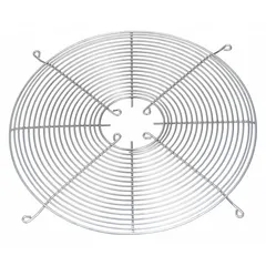 HVACR base, housing, or mounting kit for securing and protecting mechanical components in commercial heating, ventilation, air conditioning, and refrigeration systems. Provides structural support and containment for fans, motors, or coils in industrial environments.