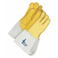 BDG Leather Gloves: XL ( 10 ), Cowhide, Premium, Glove, Full Finger, Gauntlet Cuff, Unlined, 1 PR (MPN 64-1-1065C-115)