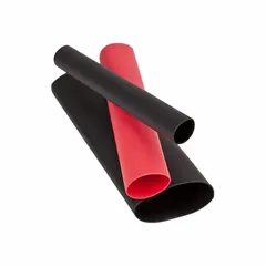 This heat shrink tubing is designed for insulating, sealing, and protecting electrical connections and cables. The adhesive-lined construction provides a waterproof seal against moisture, corrosion, and abrasion. It shrinks to 0.08 in inner diameter when heated, making it suitable for a variety of wiring applications.