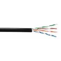 This Category 6 cable features 23 AWG conductors with a PE jacket and standard pairs separation. Rated for riser applications, it is suitable for data transmission in structured cabling systems within commercial buildings, campuses, and industrial facilities