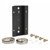 HUBBELL GAI-TRONICS Pole Mounting Kit: Steel, Mounting Kits, Banding Straps/Brackets/Screws, Black (MPN 232-001)