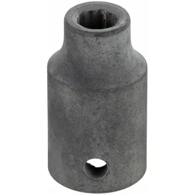 WESTWARD Impact Socket: 1/4 in Drive Size, Metric, 5.5 mm Socket Size, 6-Point - 1/4" Drive Impact Sockets