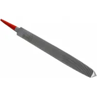 Machinists File: Triangular, Double-Cut, Bastard Cut, 6 in Lg without Tang, 7/16 in Wd (MPN 73516500)