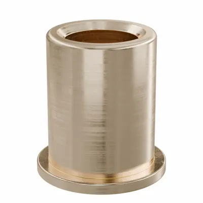 OILITE Flanged Sleeve Bearing: Bronze, SAE 841, 3/8 in Bore, 9/16 in OD, 3/4 in Lg - Lubricated General Purpose Metallic Flanged Sleeve Bearings