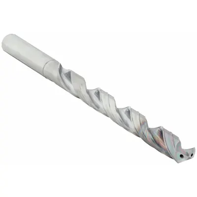 OSG A BRAND Extra Long Drill Bit: 9 mm, 165 mm Overall Lg, 140° X-Thinning Point - Coolant-Through Solid Carbide Extended-Length Drill Bits for Steel & Cast Iron