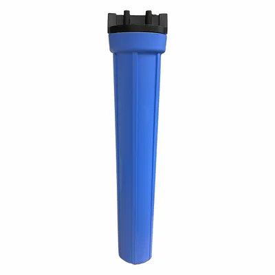 NEPHROS Water Filter Housing: 20 in Overall Ht, 6 in Overall Dia, FPT, Polypropylene - Housings for Appliance Water Pre-Filter Systems