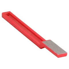 This 3M diamond abrasive sharpening file is square-shaped with fine grade diamond coating. Each file measures 1-3/4 inches in length, 1/2 inch in width, and 1/2 inch in height. Supplied in a 10-pack, it is used for fine sharpening of cutting edges on tools, blades, and dies in precision metalworking, woodworking, and maintenance tasks.