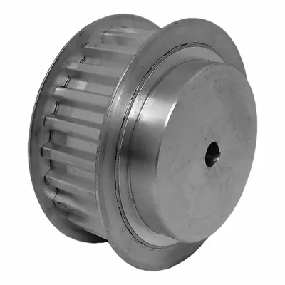 Dayton Timing Pulley: Trapezoidal, Plain, For T10 Timing Belt Section, For 25 mm Belt Wd - T10 Section Timing Belt Pulleys