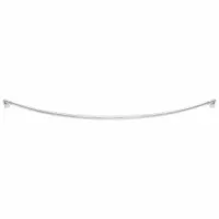 WINGITS Curved Shower Rod: 60 in Overall Wd, Stainless Steel, Satin, Drywall, 6 PK (MPN WOCSN5SP)