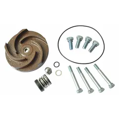 This seal kit and gasket set includes an O-ring and a nitrile rubber gasket for replacing worn seals in straight centrifugal pumps. It is compatible with Dayton pump model 2ZWP8. Typical applications include water circulation and transfer in industrial settings.