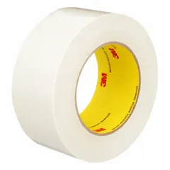 This silicone-coated cloth tape is designed for masking and protecting surfaces during painting and powder coating processes. It bonds to low-energy surfaces and removes cleanly without residue. The tape is 1 inch wide, 36 yards long, and 9.3 mil thick.
