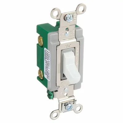 HUBBELL HBL3032W Double-Pole Maintained Toggle Wall Switch - Toggle Wall Switches