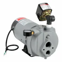 DAYTON Convertible Well Jet Pump: Cast Iron, Single Phase, 115/230V AC, 1 hp, 10.6 gpm, 135 ft Head (MPN 1D873)