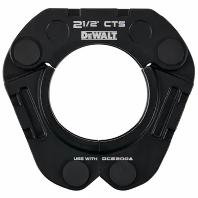 DEWALT Press Jaw: 2 1/2 in Pipe, Copper (Plumbing)/Stainless Steel - Jaws & Rings for Standard & Extended Press Tools