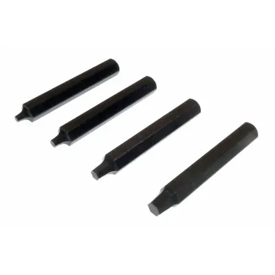 QUICK OUTS Screw Extractor Set: 4 Pc - Button-Head Socket Cap Screw Extractor Sets