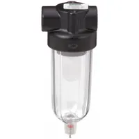 SPEEDAIRE Compressed Air Filter: Particulate, 1/4 in NPT, 5 micron, 26 cfm, 150 psi Max Op Pressure (MPN 4ZL08)