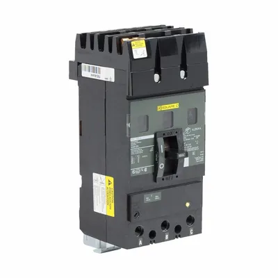 SQUARE D Molded Case Circuit Breaker: 150 A Amps, 22kA at 600V AC, Fixed, Line/Load Lug - H-Frame Square D Molded Case Circuit Breakers