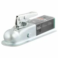 CURT Towing Coupler: Straight-Tongue Coupler, II, 3,500 lb Gross Towing Wt Capacity, Steel (MPN 25153)