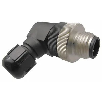 BRAD HARRISON Internal Thread Connector: 5 Socket, M12, IP67, 90° Angle, Polyamide - M12 Circular Connector Products