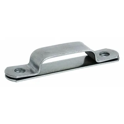 DIXIE Tube Clamp: 316 Stainless Steel, For 1/4 in Copper Tube (MPN 404) - Standard Strap Clamps