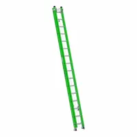 WERNER Extension Ladder: 32 ft Ladder Size, Fiberglass, 375 lb Load Capacity, 64 lb Wt, 2 Sections (MPN B7132-2X9085)