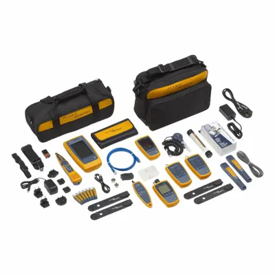 FLUKE NETWORKS Cable Network Tester: LinkIQ Duo, LIQ-DUO-KIT-1475, Network, USB/Wi-Fi - Copper Cable Verification Tester Kits