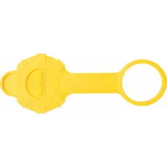 Snap-on cap designed for watertight sealing of electrical connections. Used in industrial and commercial environments to protect against moisture, dust, and contaminants.