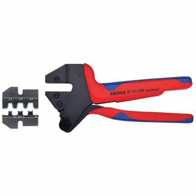 KNIPEX 9K 00 80 62 US Controlled-Cycle Solar Connector Crimper Kit - Controlled-Cycle Solar Connector Crimpers