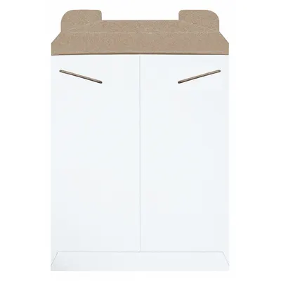 STAYFLATS Mailer Envelopes: 11 in x 13 1/2 in, 11 in x 13 in, 0.028 in Material Thick - Stayflat Tab-Locking Chipboard Mailers