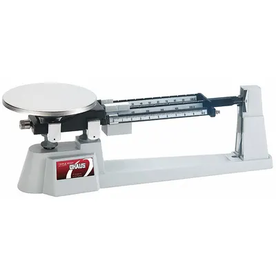 OHAUS 760-00 Mechanical Beam Bench Scale, 0.1 g Readability, Gram Weighing - Balance Beam Bench Scales