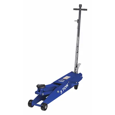 OTC Trolley Floor Jacks: Steel, Manual Handle, Mechanical, 5 ton Load Capacity