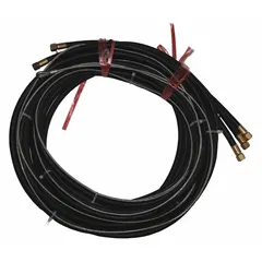 Replacement pneumatic hose for Dayton air chain hoists. Compatible with models 29XL87, 29XL89, and 29XL90. Used to restore compressed-air supply for hoist lifting mechanism.