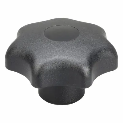 KIPP 7-Arm Knob with Threaded Hole - 7-Arm Knobs with Threaded Hole