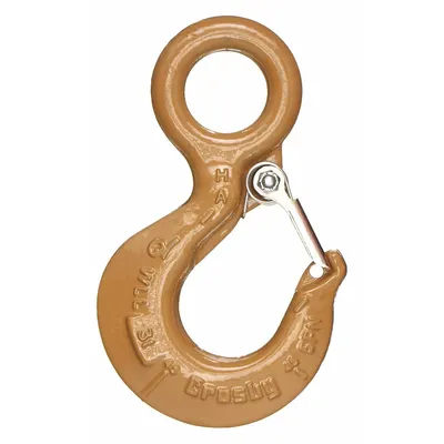 CROSBY Sling Hook: 6,000 lb Working Load Limit, 100 Hook Grade, Alloy Steel - General Purpose Slip Hooks for Lifting