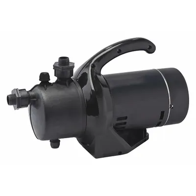 Dayton Utility Pump: 115V AC, 134 ft Max head, MNPT Intake, 1 in Hose, 10 ft Cord Lg - Electric Centrifugal Utility Pumps