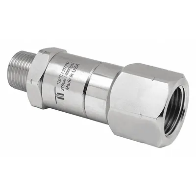 MOSMATIC Rotary Union: Straight, Nickel-Plated C38500 Brass, 1 Passages, 3/8 in Stationary Port - Brass Rotating Joints & Unions