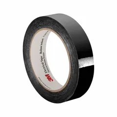 Polyester film electrical tape with acrylic adhesive, rated for continuous use up to 1350°F. Provides insulation and abrasion resistance for coil wrapping, transformer lead insulation, and other high-temperature electrical applications.