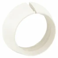 This ETFE compression ferrule is designed for use with PFA compression tube fittings to create a leak-tight seal on 3/8 in OD tubing. It is FDA approved, making it suitable for applications requiring material purity and compliance, such as food processing, pharmaceutical, and chemical handling systems