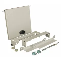 This WIEGMANN swing out panel is designed for interior mounting in electrical enclosures. Constructed from steel with a powder-coated finish, it provides a sturdy surface for mounting components. The swing-out design facilitates easy access during installation and maintenance. Overall dimensions are 24 inches in height and 24 inches in width.