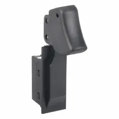 Replacement switch for MAKITA 5007MG circular saw. Restores power control function for safe on/off operation. Commonly used in field repairs by technicians and maintenance teams.