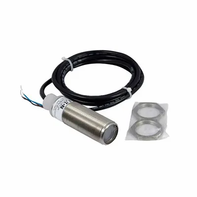 EATON Photoelectric Sensor: M30 Threaded, Non-Terminated Cable, 20-132V AC & 15-30V DC - Cylindrical Receivers & Transmitters with Non-Terminated Cables