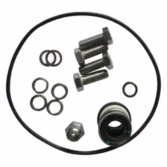 Seal kit and gasket set for straight centrifugal pumps. Includes O-ring. Compatible with Dayton pump models 2ZXL1A, 2ZXL2A, 2ZXL3A, 2ZXL4B, 2ZXL5A, and 2ZXL6B. Used to replace worn seals and gaskets during pump maintenance.