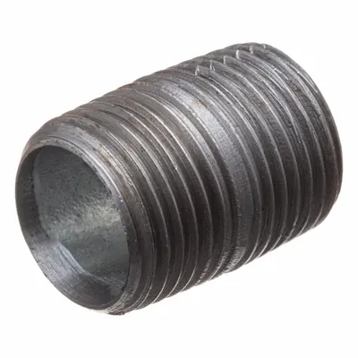 OEM Pipe Nipple: 1 1/2 in Nominal Pipe Size, 1 3/4 in Lg, Schedule 40, Galvanized Steel - Schedule 40 Fully Threaded Low Pressure Pipe Nipples